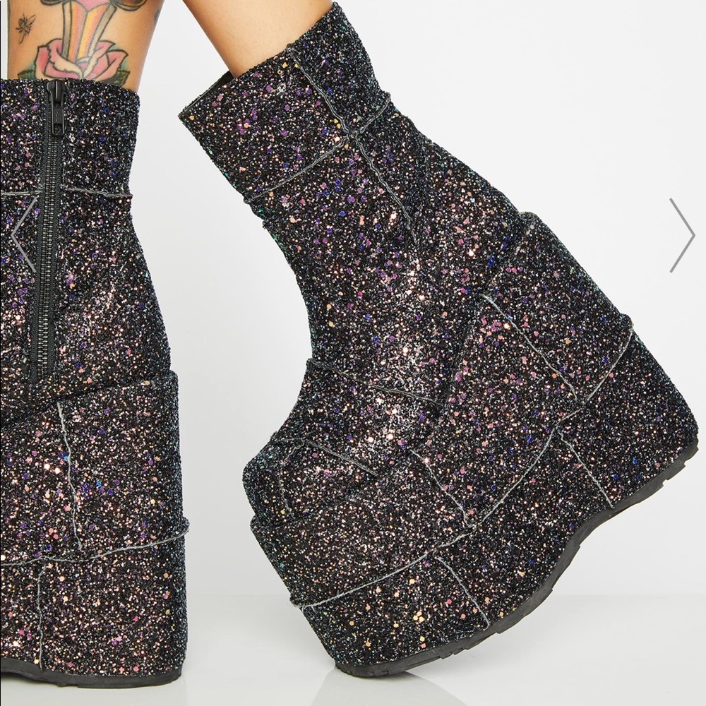 Demonia Galaxy Stomper Stack Boots